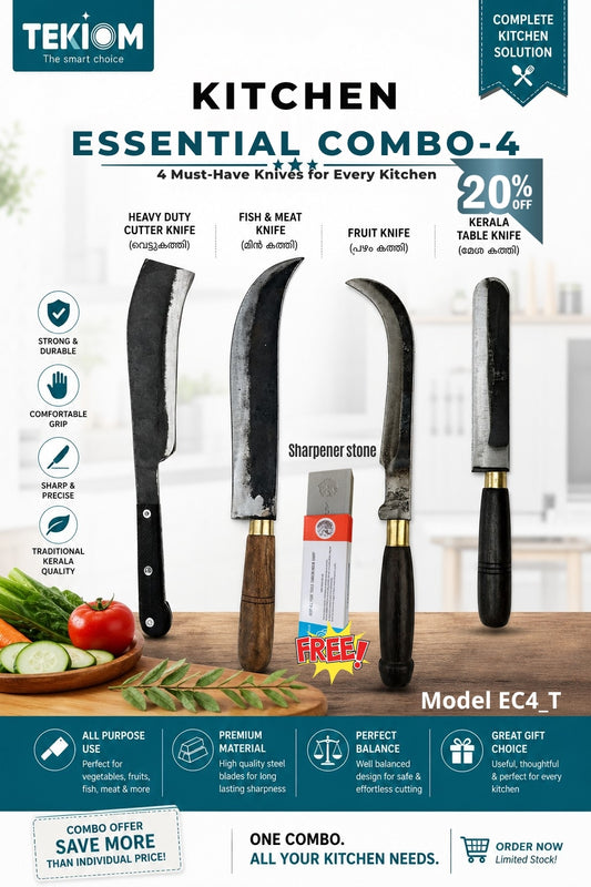 TEKIOM Kitchen Essential Knife Combos
