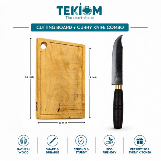 Tamarind Cutting board knife combo 2 in 1