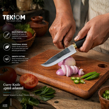 Traditional Kerala Curry Knife (ചുണ്ടൻ കറിക്കത്തി) – Multi-purpose